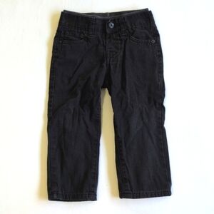lee dungarees black lined relaxed straight leg denim jeans 18 months baby boy
